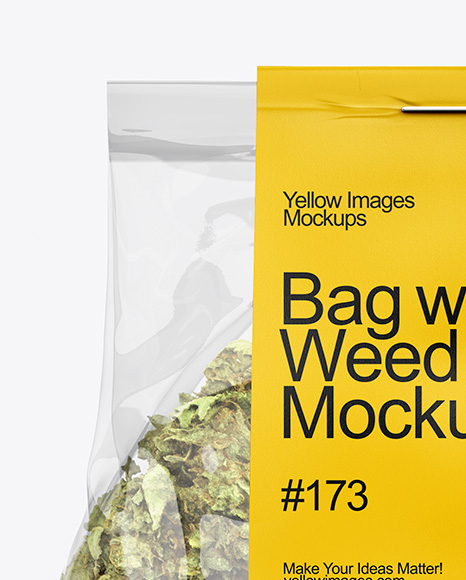 Marijuana Bag Mockup