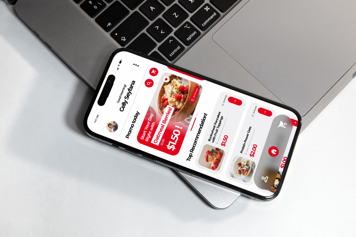 BienManger – Healthy Food App Design Template