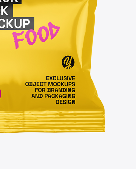 Glossy Snack Pack Mockup