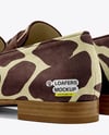 Pair of Suede Loafers Mockup