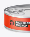 Tin Can w/ Matte Finish Mockup