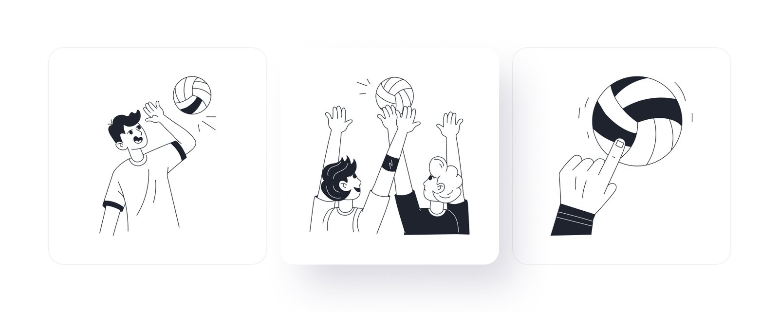 Volleyball Vector Illustration