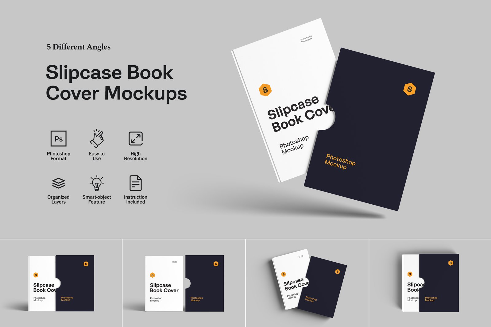 Slipcase Book Cover Mockups