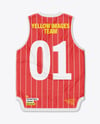 Basketball Jersey Mockup - Back View