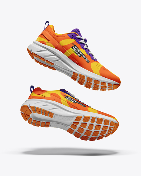 Pair of Running Shoes Mockup