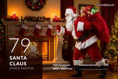79 Santa Claus Stock Photos – Festive Christmas Holiday Pack - Creative Store