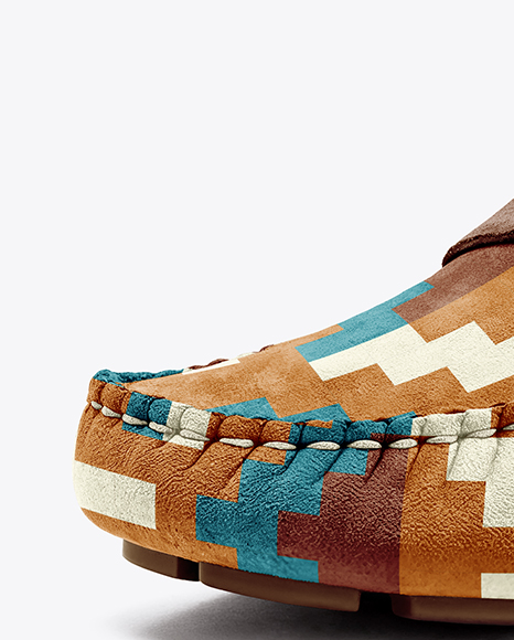 Suede Moccasin Mockup