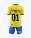 Soccer Kit Mockup - Back View