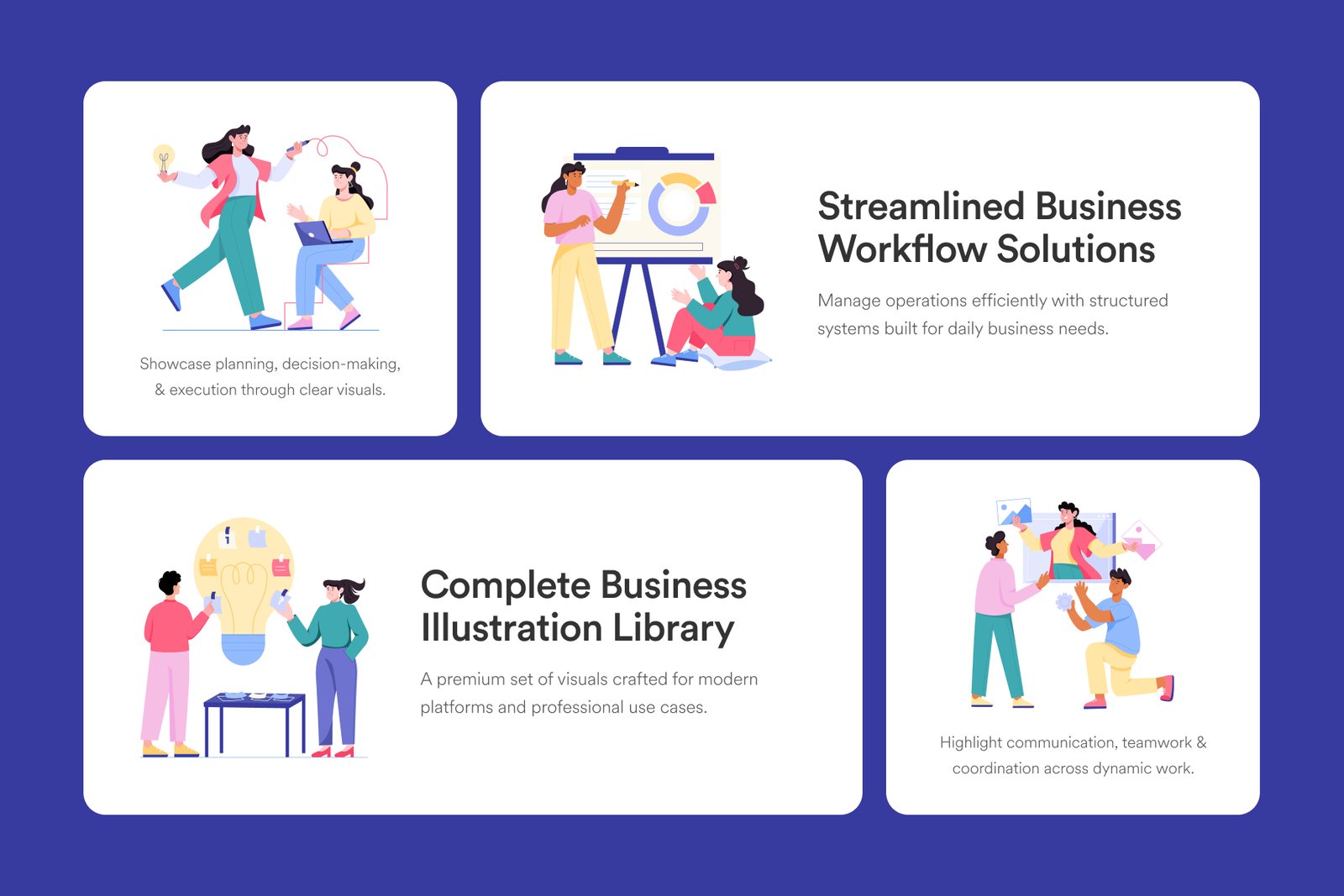 Business Flat Illustrations