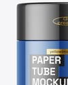Glossy Paper Tube with Tea Mockup