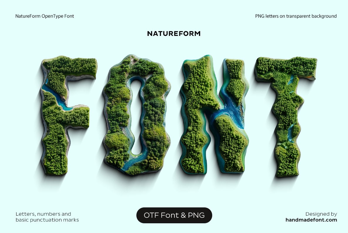 NatureForm Font