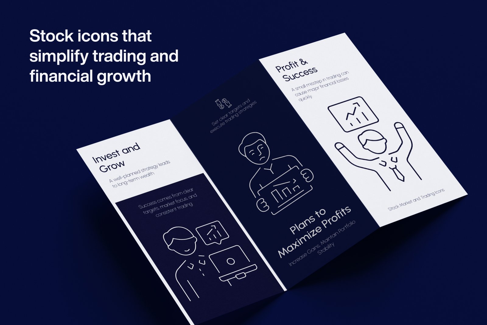 Stock Market and Trading Icon Set