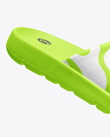 Floating Slide Sandal Mockup