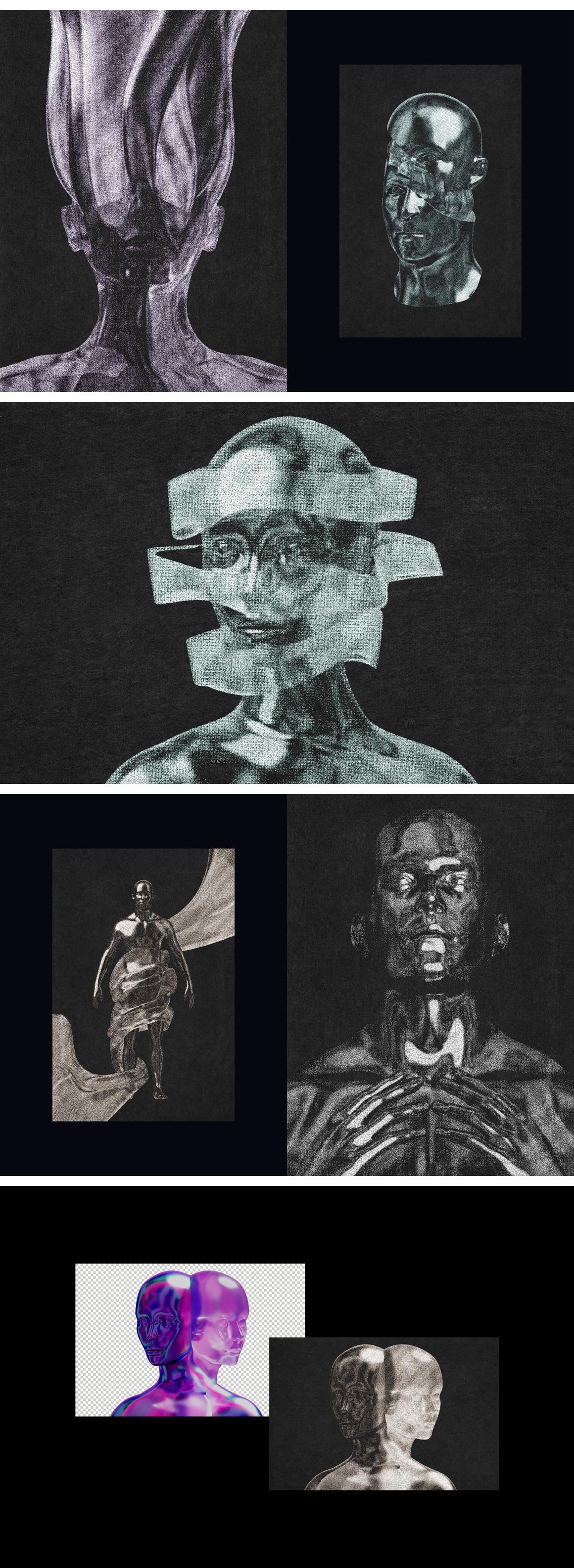 Dithering Printer Photo Effect