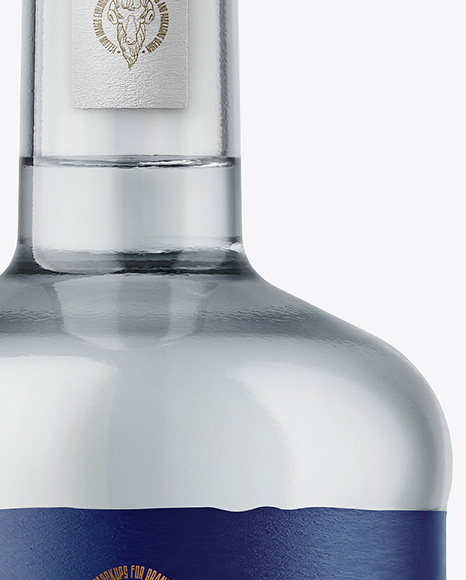 Dry Gin Bottle Mockup