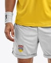 Bearded Man Wearing a Tennis Kit Mockup