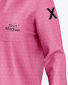 Women's Long Sleeve Shirt Mockup - Half Side View