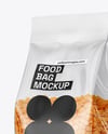 Transparent Package with Lentils Mockup