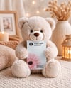 Teddy Bear with Vertical Card Mockup