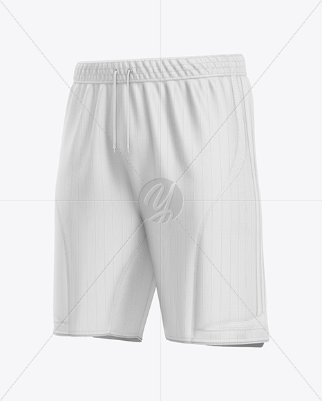 Shorts Mockup - Half Side View