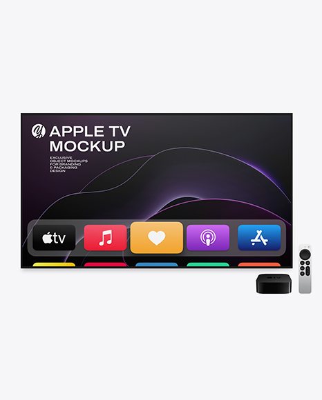 Apple TV Mockup - Device mockups