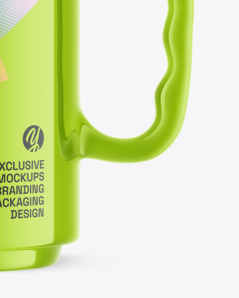 Glossy Mug Mockup