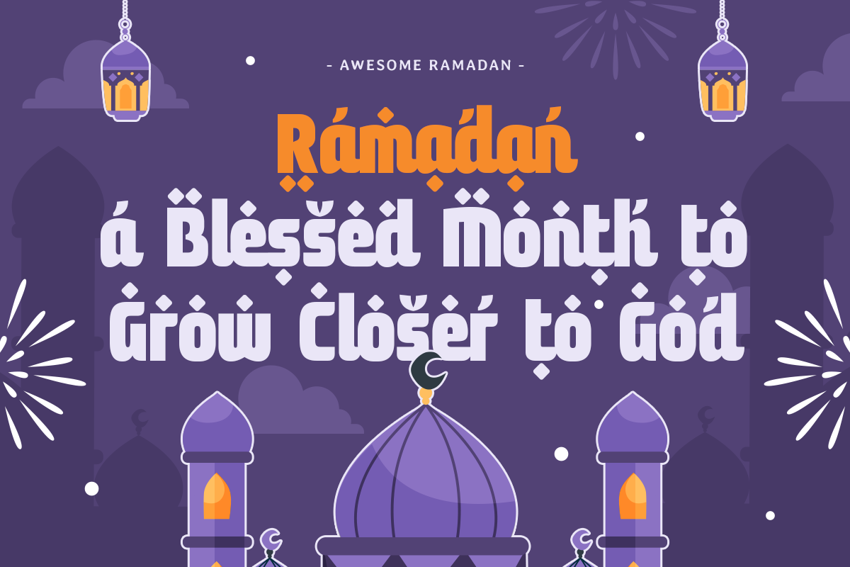 Awesome Ramadan - Modern Arabic Font