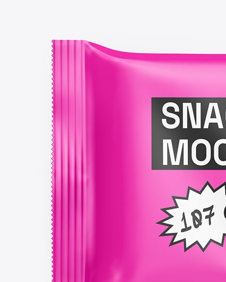 Matte Snack Package Mockup