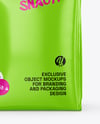 Glossy Food Bag Mockup