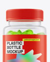 Plastic Bottle with Gummies Mockup