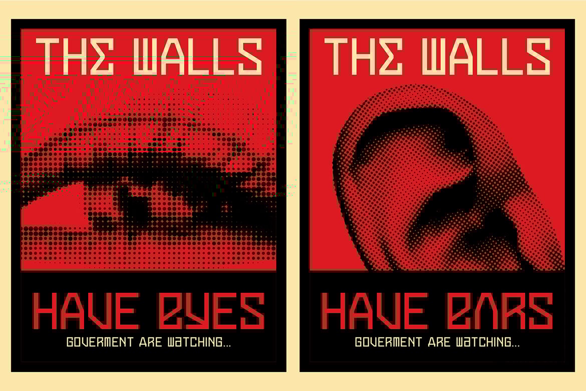 Kombate – Sci-Fi Propaganda Display Font