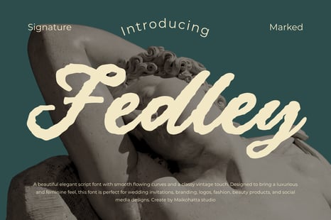Fedley - Modern Calligraphy Font