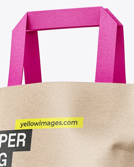 Kraft Paper Bag Mockup