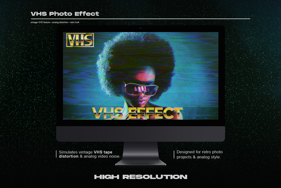 VHS Photo Effect