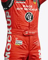 Man Wearing Racing Kit Mockup