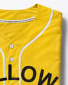 Folded Baseball Jersey Mockup