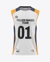 Training Sleeveless Jersey Mockup - Front View