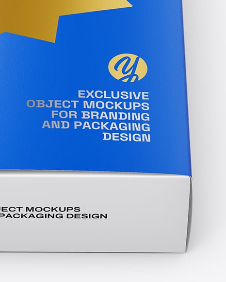 Matte Paper Box in Sleeve Mockup