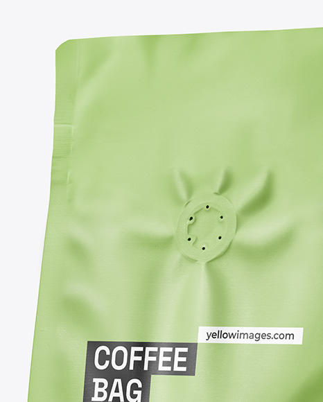 Matte Coffee Bag Mockup