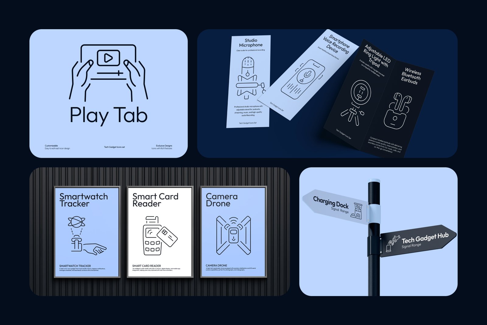 Tech Gadget Icon Set