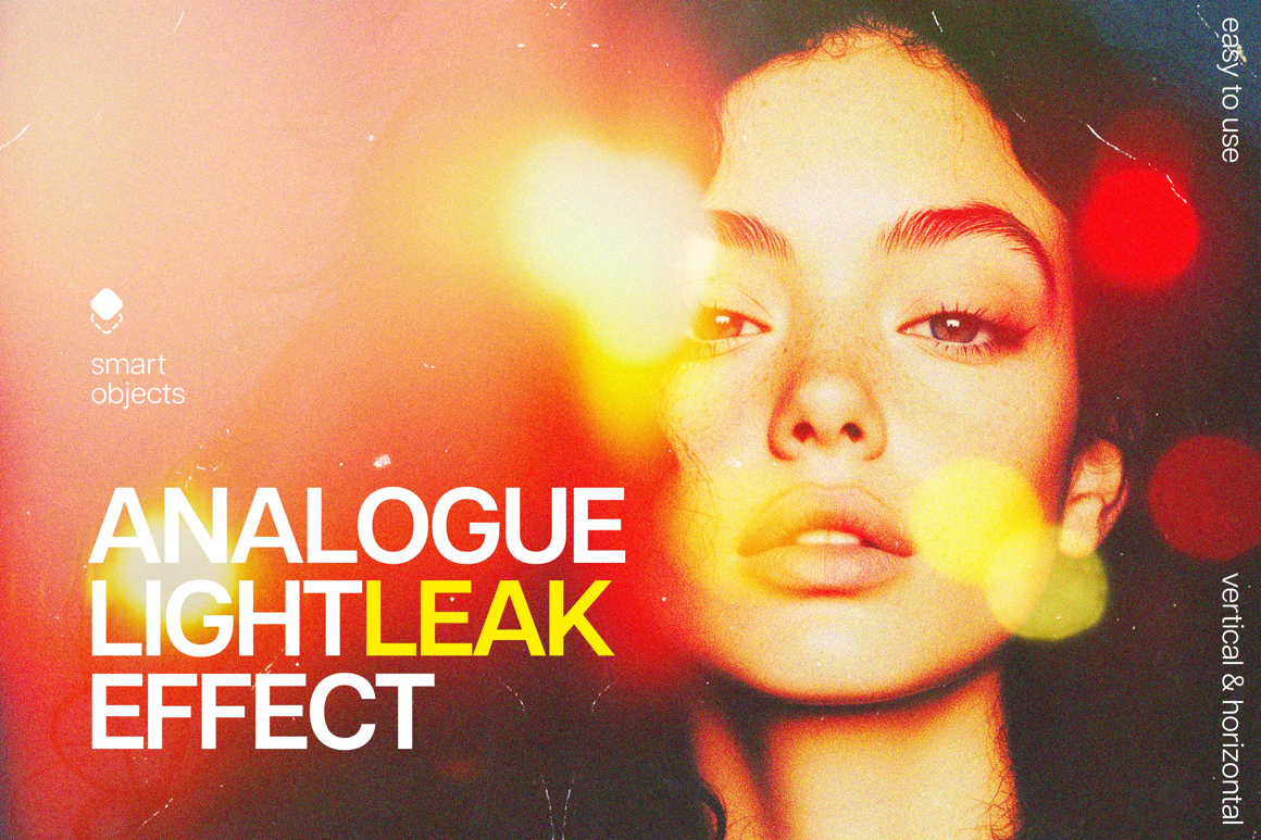 Analogue Light Leak Photo Effect