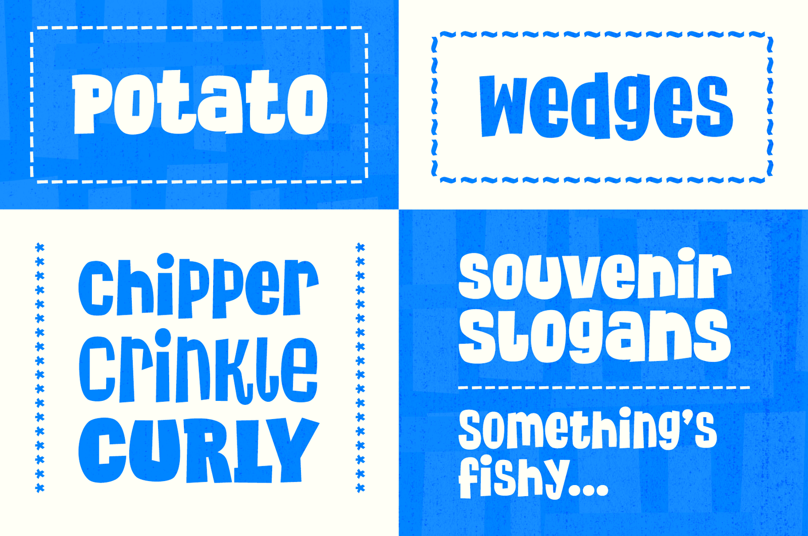 Chip Shop - A Straight Cut Poster Font