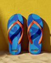 Flip-Flops Next to The Wall Mockup