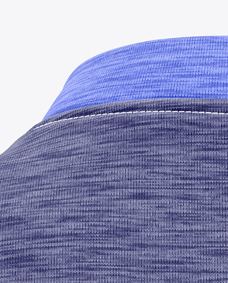 Melange Jersey Mockup - Back View