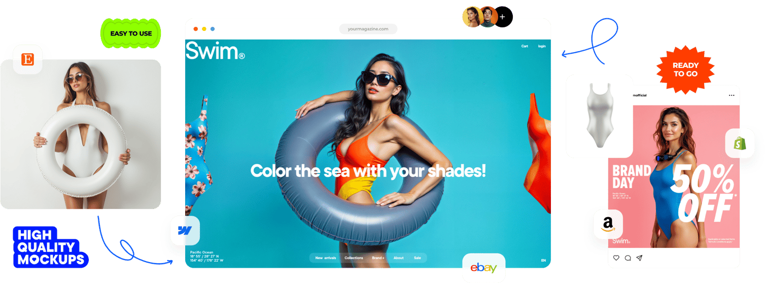 Transform your e-commerce store with high-quality mockups!