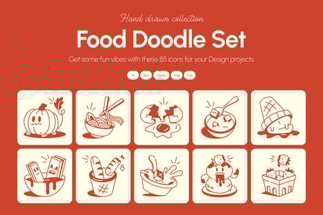 Food Doodles Icon