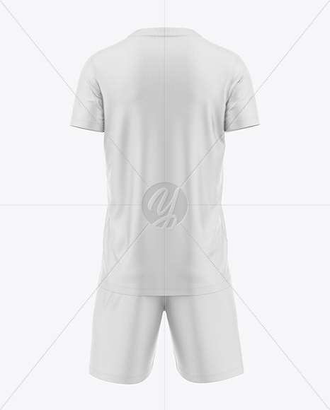 Kids Sports Kit Mockup - Back View