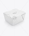Paper Food Box Mockup