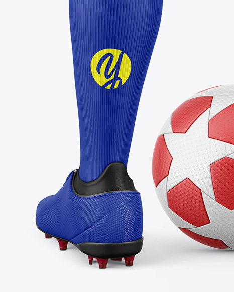 Soccer Kit w/ Mannequin Mockup - Back View