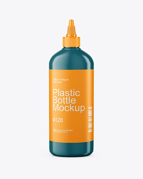 Glossy Cosmetic Bottle Mockup